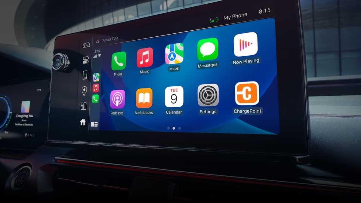 Acura Apple CarPlay interface